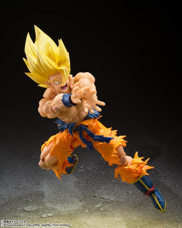 Bandai S.H. Figuarts - Dragon Ball Z: Son Goku (Legendärer Super-Saiyajin) - Sammler-Actionfigur 15 cm