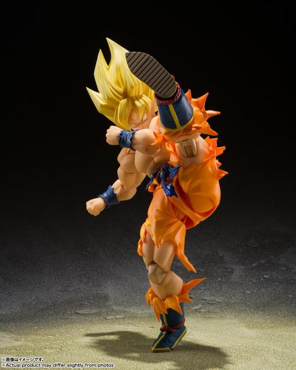 Bandai S.H. Figuarts - Dragon Ball Z: Son Goku (Legendärer Super-Saiyajin) - Sammler-Actionfigur 15 cm