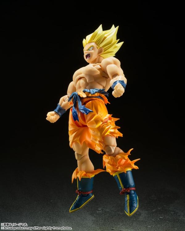 Bandai S.H. Figuarts - Dragon Ball Z: Son Goku (Legendärer Super-Saiyajin) - Sammler-Actionfigur 15 cm