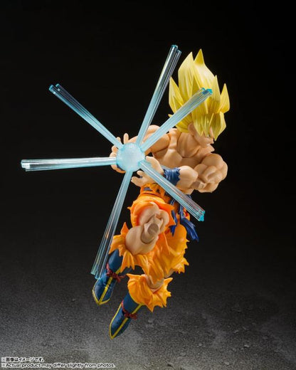 Bandai S.H. Figuarts - Dragon Ball Z: Son Goku (Legendärer Super-Saiyajin) - Sammler-Actionfigur 15 cm