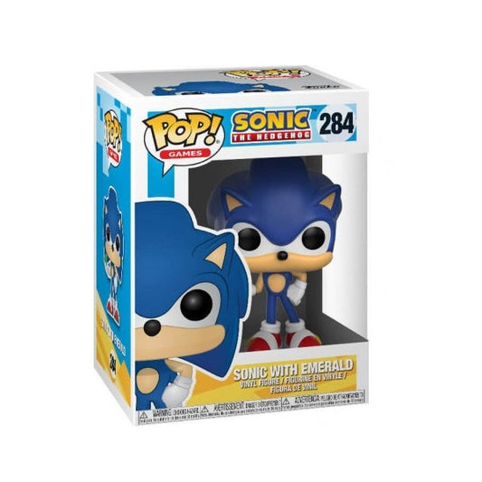 Funko Pop! Games Sonic The Hedgehog – (284) Sonic mit Smaragd Vinyl-Figur