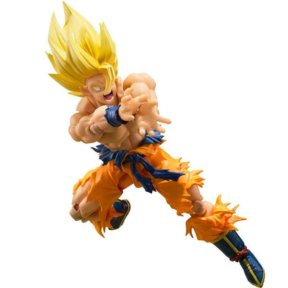Bandai S.H. Figuarts - Dragon Ball Z: Son Goku (Legendärer Super-Saiyajin) - Sammler-Actionfigur 15 cm