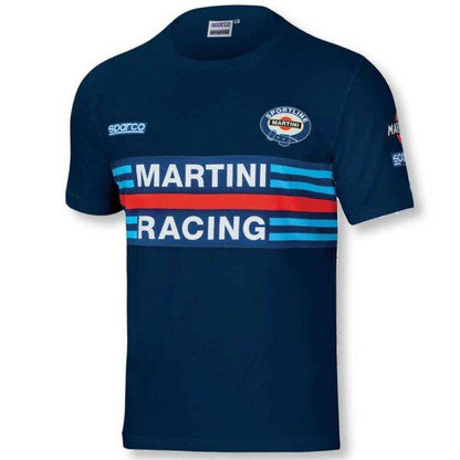 T-Shirt Martini Racing Blu, Leggera e Versatile, Taglie S-2XL