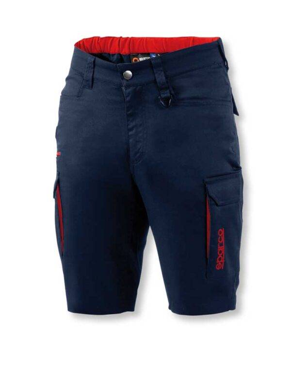 Bermuda Sparco Hawaii Blu, Tessuto Resistente, Taglie S-2XL