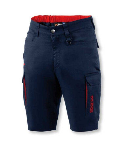 Bermuda Sparco Hawaii Blu, Tessuto Resistente, Taglie S-2XL