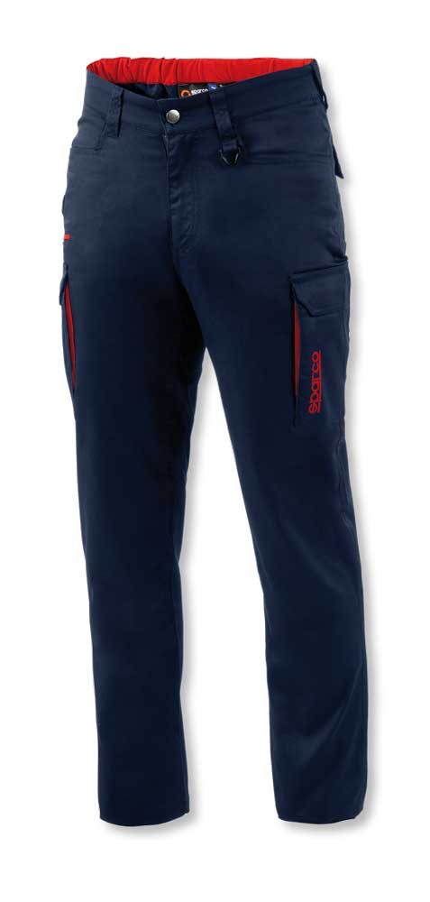 Hose Sparco Vermont Schwarz, Leicht und Strapazierfähig, Größen S-2XL