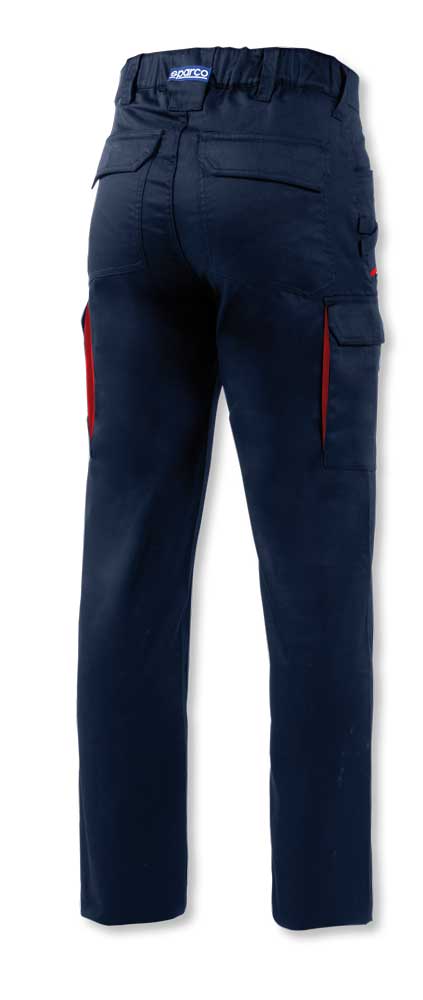 Pantalone Sparco Vermont Nero, Leggero e Resistente, Taglie S-2XL