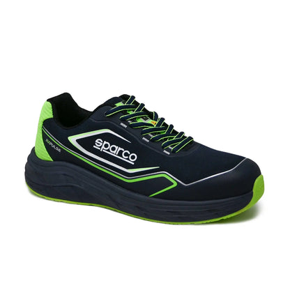 Scarpa Antinfortunistica Sparco Willen S1P Verde Fluo/Nero