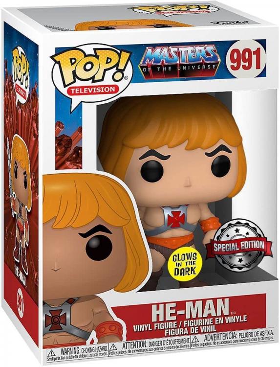 Funko Pop Tees Masters Of The Universe He-Man 991 Special Edition With T-Shirt M