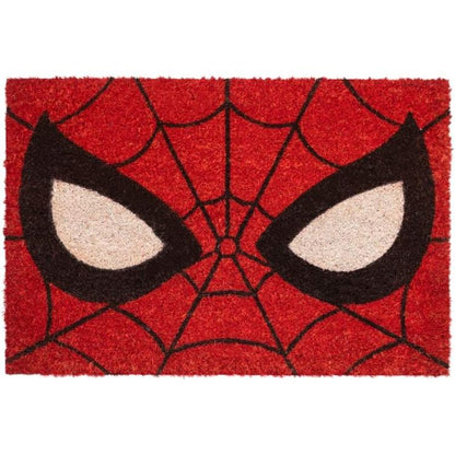Zerbino Marvel - Spider-Man Rosso Tappeto per Ingresso Esterno o Interno Cameretta Bagno Antiscivolo 40X60 cm