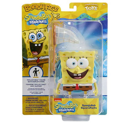 BENDYFIGS - SPONGEBOB SCHWAMMKOPF SERIE 1 ACTIONFIGUR 16CM NOBLE COLLECTION