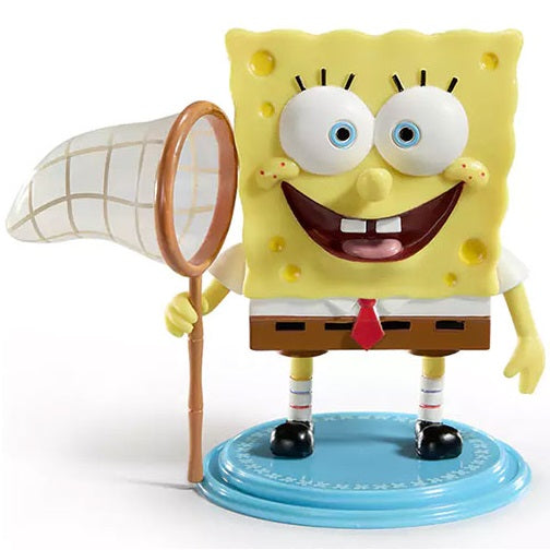 BENDYFIGS - SPONGEBOB SCHWAMMKOPF SERIE 1 ACTIONFIGUR 16CM NOBLE COLLECTION