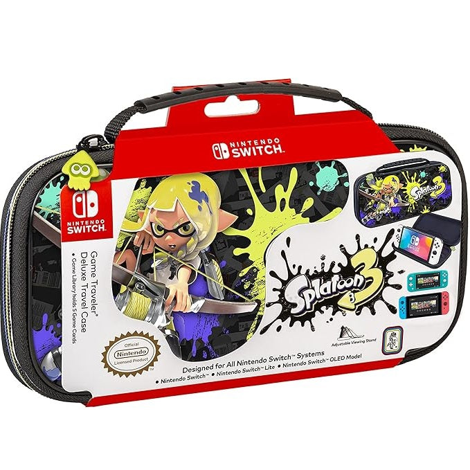 Nintendo Switch Deluxe Reisetasche Splatoon Tasche kompatibel Oled/Lite