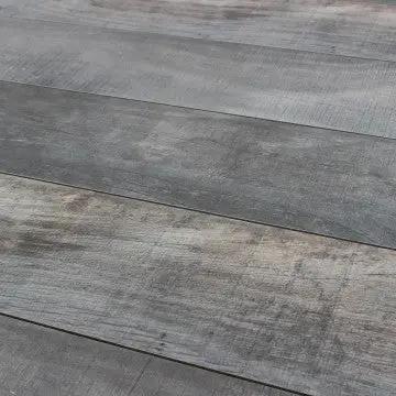 Tisch Djerba 200/260 X 100 - Aluminiumgestell und Keramikplatte in Holzoptik