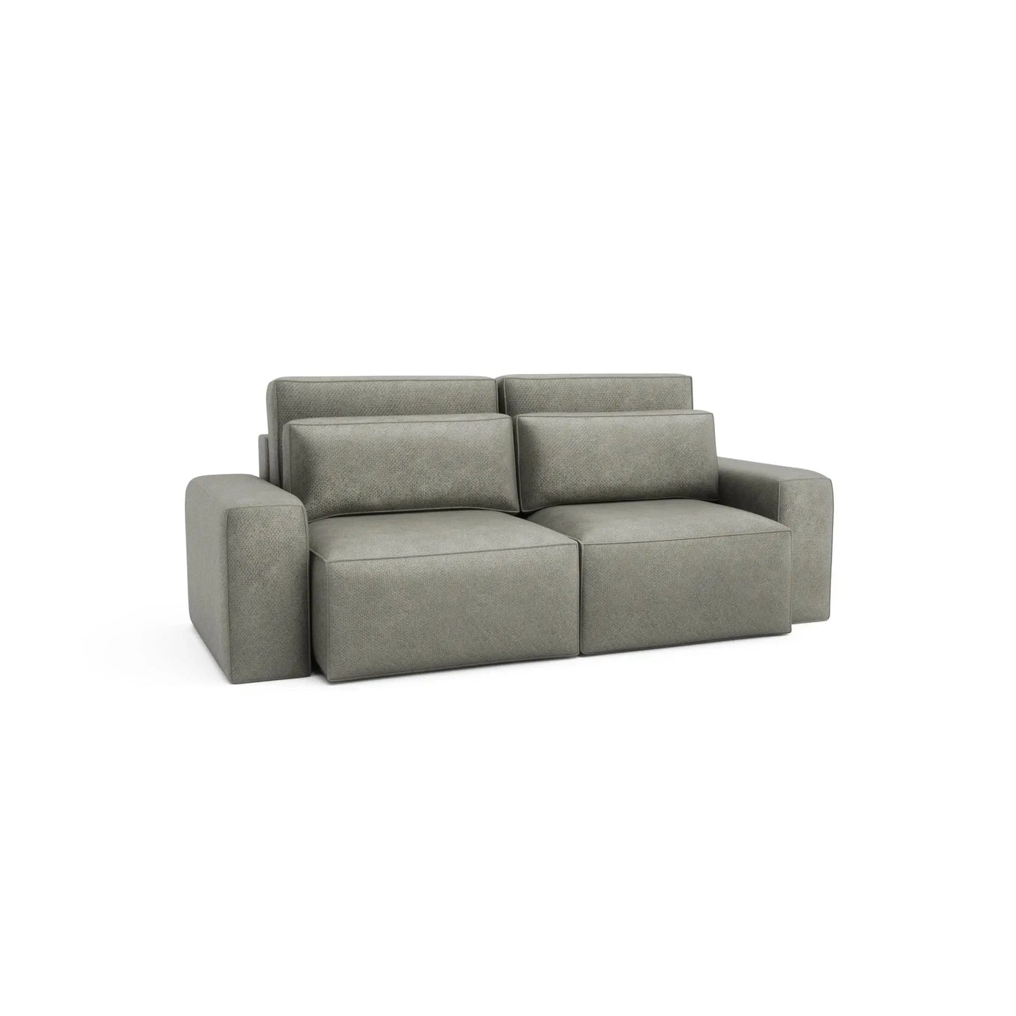 Divano Letto 3 Posti JORDAAN - Grigio Cenere