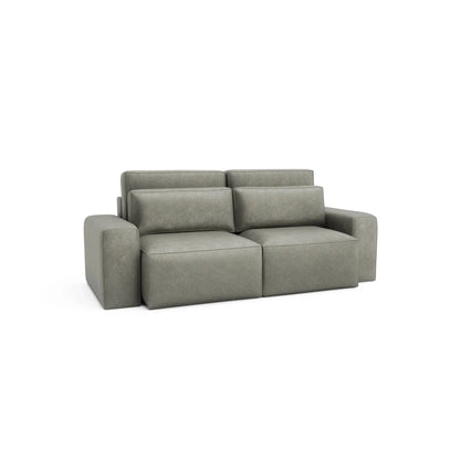 Divano Letto 3 Posti JORDAAN - Grigio Cenere