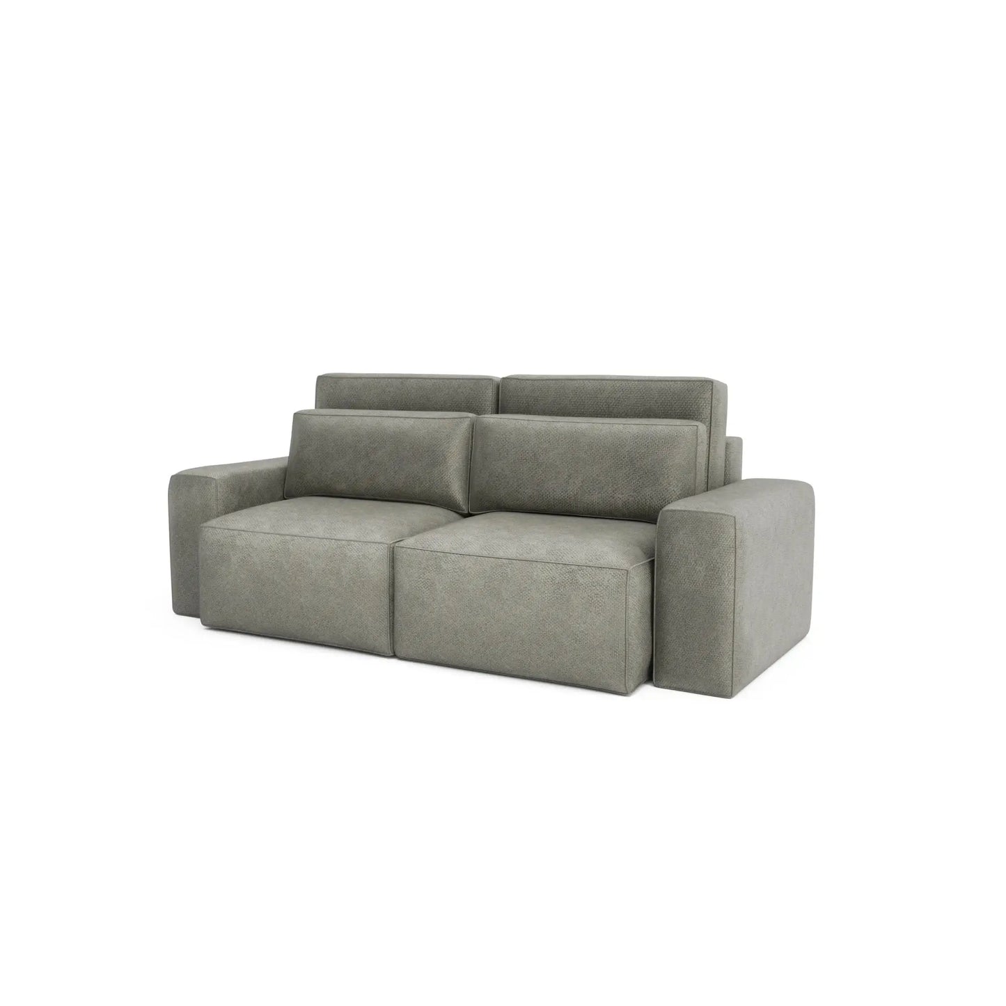 Divano Letto 3 Posti JORDAAN - Grigio Cenere