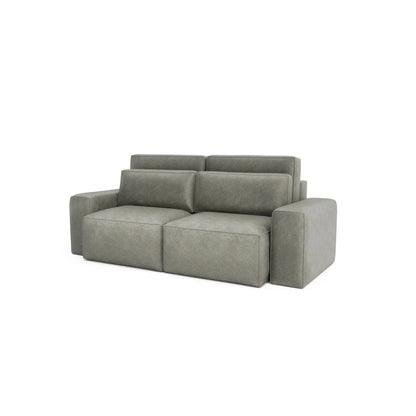 Divano Letto 3 Posti JORDAAN - Grigio Cenere