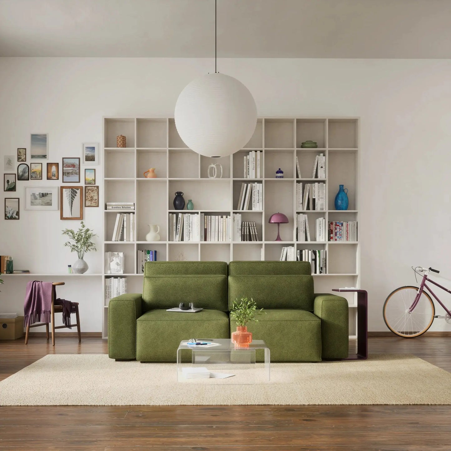 Schlafsofa 3-Sitzer JORDAAN - Khaki