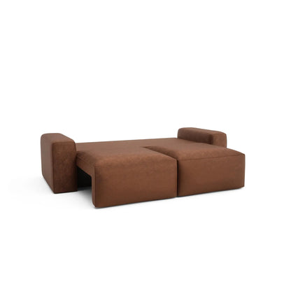 Divano Letto 3 Posti JORDAAN - Mattone