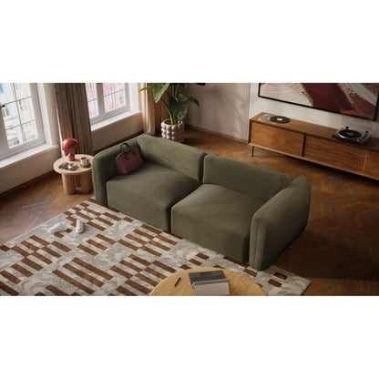 Divano Letto 3 Posti NORREBRO - Verde