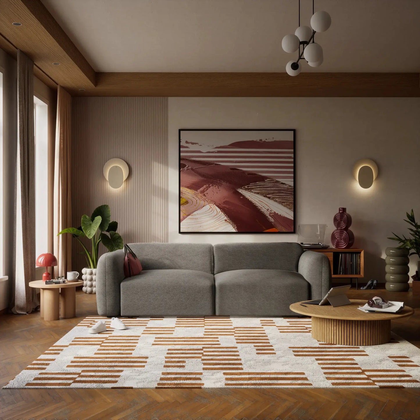 Schlafsofa 3-Sitzer NORREBRO - Grau