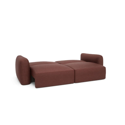 Divano Letto 3 Posti NORREBRO - Bordeaux