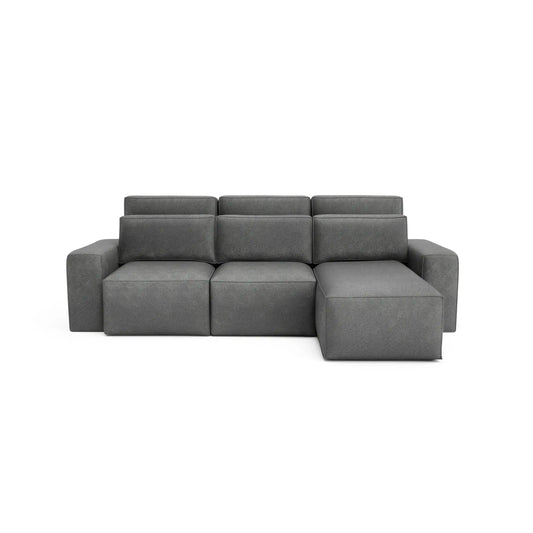 JORDAAN Convertible Corner Sofa - Grey