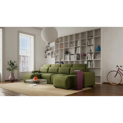 Schlafsofa JORDAAN Ecksofa - U-Form - Khaki