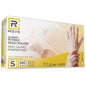 100 Disposable White Transparent Vinyl Gloves Powder-Free, Latex-Free, and Talc-Free Size S