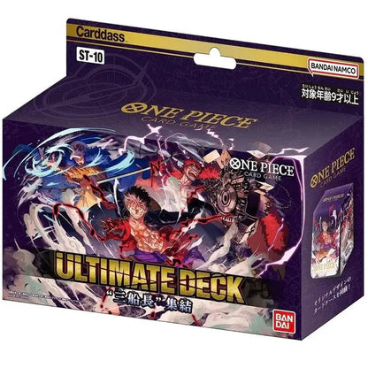 BANDAI ONE PIECE CARD GAMES ST-10 CAPTAINS ULTIMATE DECK 3 GIOCO CARTE TCG JAPAN
