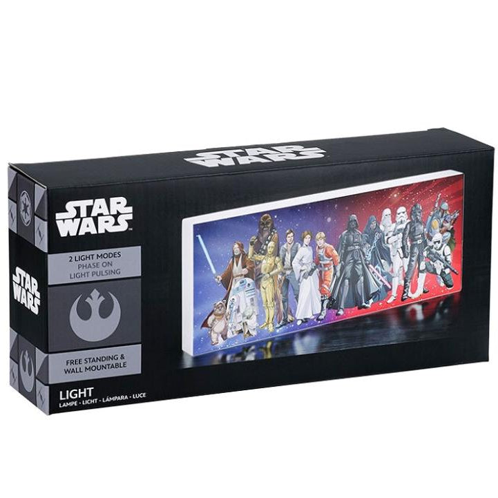 Paladone Offizieller Star Wars Charaktere Light Pulsing Lampe 30cm breite LED