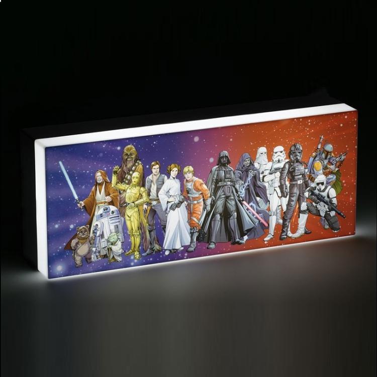 Paladone Offizieller Star Wars Charaktere Light Pulsing Lampe 30cm breite LED