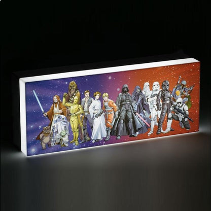 Paladone Offizieller Star Wars Charaktere Light Pulsing Lampe 30cm breite LED