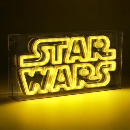 Paladone Tisch-/Wandlampe Star Wars Logo LED Neon Licht 30cm 3D Offiziell