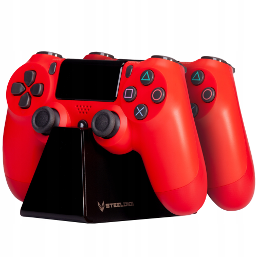 Steeldigi Dual-Controller-Ladestation Joy Stick Schwarz PlayStation 4 Schwarz
