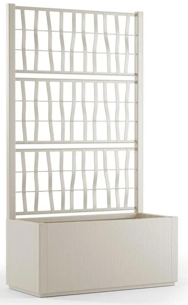 Fioriera con spalliera Ethica cm.80x36x140h