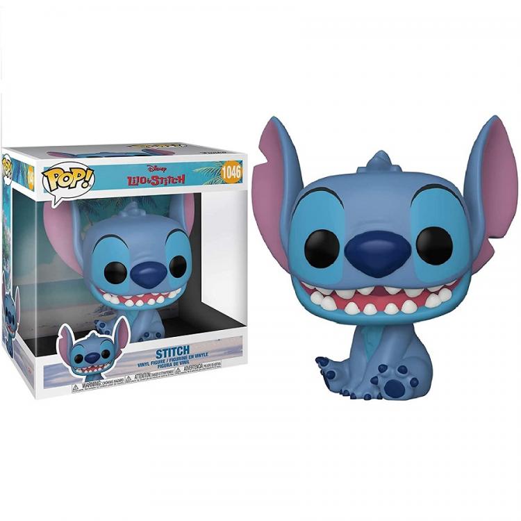 Funko Pop Disney Lilo & Stitch - Stitch (1046) sitzende Vinylfigur Übergröße 25 cm