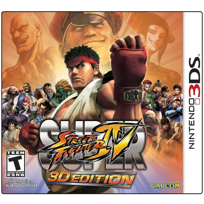 Super Street Fighter 4 Iv: 3D Edition Nintendo 3Ds Videospiel Italienisch Neu