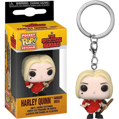 Funko Pocket Keychain Pop! The Suicide Squad: Harley Queen Damaged Dress - Vinyl Figure 4cm