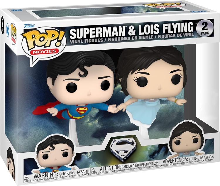 Funko Pop! Movies Heroes DC Comics 2er Pack Superman & Lois Flying Sonderfigur
