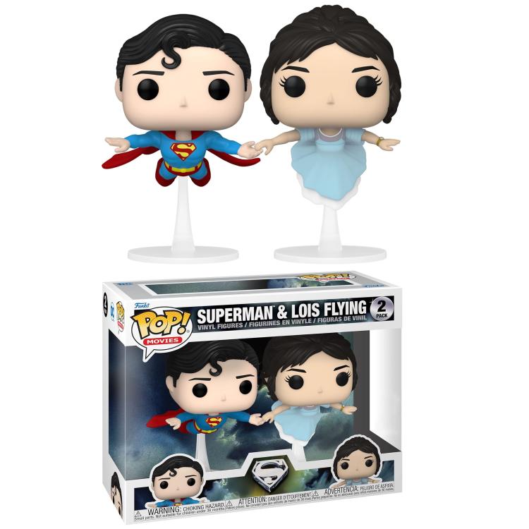 Funko Pop! Movies Heroes DC Comics 2er Pack Superman & Lois Flying Sonderfigur