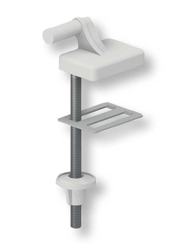 WC-Sitz, Universal, aus Duroplast mit verstellbaren Scharnieren