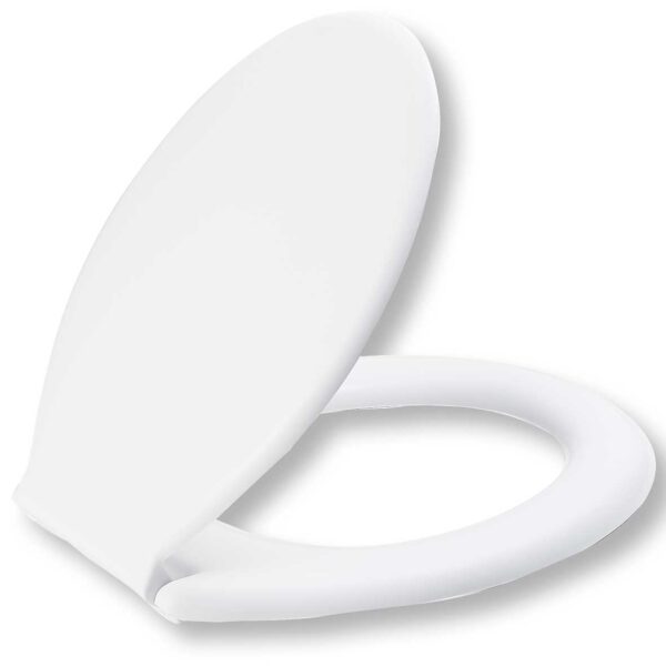 WC-Sitz, Universal, aus Duroplast mit verstellbaren Scharnieren