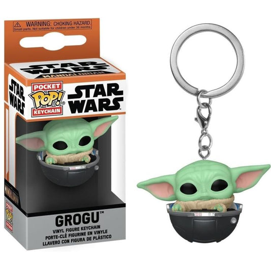 Funko Pop! Schlüsselanhänger Pocket Star Wars The Mandalorian (Grogu)