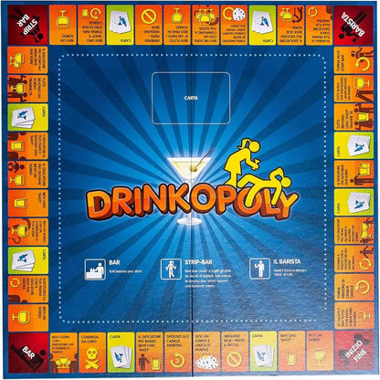 ASMODEE DRINKOPOLI GESELLSCHAFTSSPIEL FÜR ERWACHSENE 1-69 SPIELER 18+ PARTY ITALIENISCH