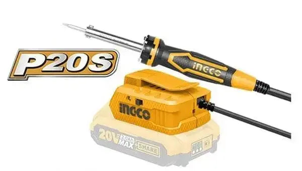 Akku-Lötkolben 20V ohne Akku 40W Ingco