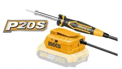 Akku-Lötkolben 20V ohne Akku 40W Ingco