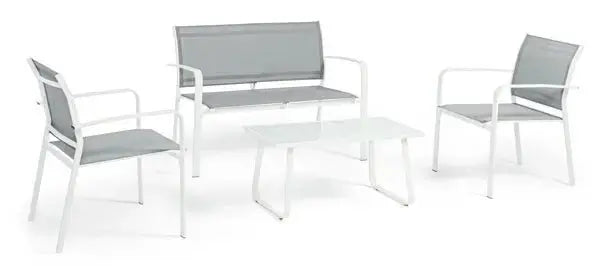 4-teiliges Loungeset Arent mit Stahlrahmen