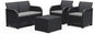 Rosalie Graphite Lounge Set with Cushions